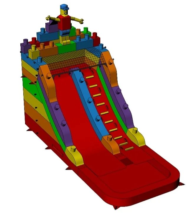 Lego Slide optie zwembad