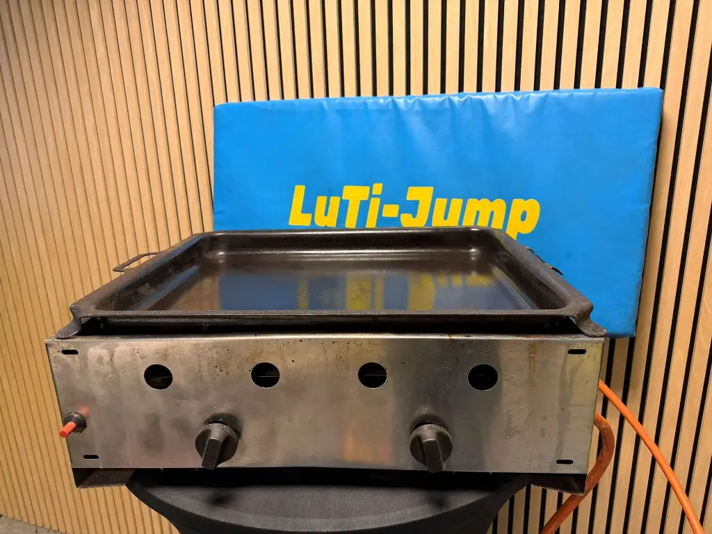 Bakplaat op gas (exclusief gas)