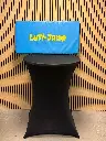 Overtrek partytafel zwart