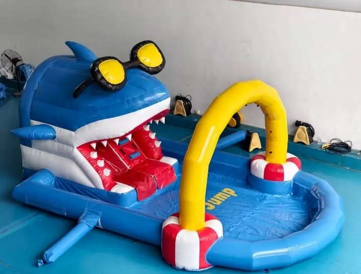 Shark with pool